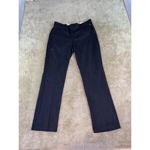 Dickies Mens Work Pants Black Chino 776F Slim Fit Size 34x31 D999